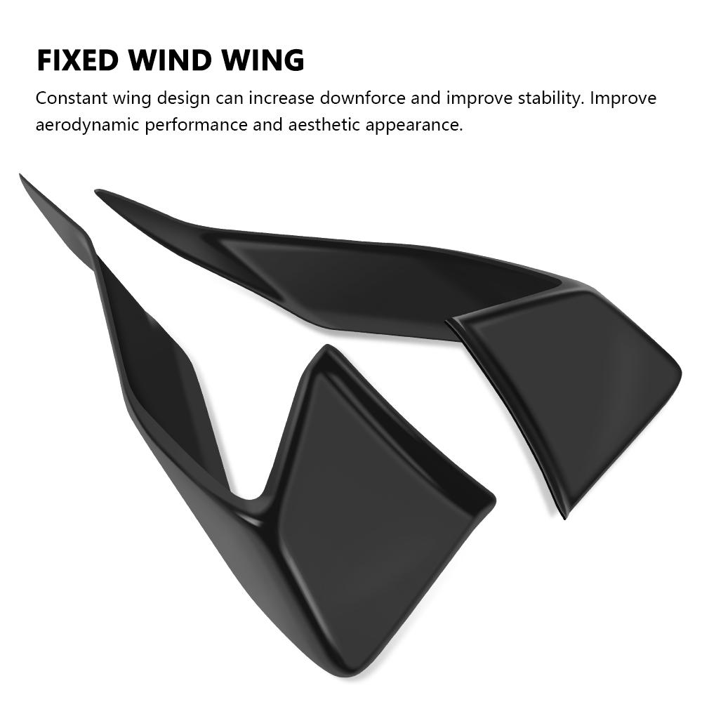 Für Motorrad Abtrieb Naked Frontspoiler Winglet Aerodynamischer Flügel YZFR3 2025 2024 YZFR25 YZF R3 R25 2025 2019-2024
