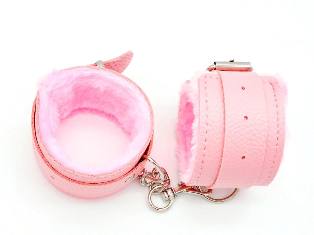 Plush Flirting Handcuffs: Bondage Adult Toys for Couples