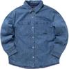 Levis Reversible Button-Down Collar Loose Long Sleeve Jacket Men Jackets Blue A8553-0000