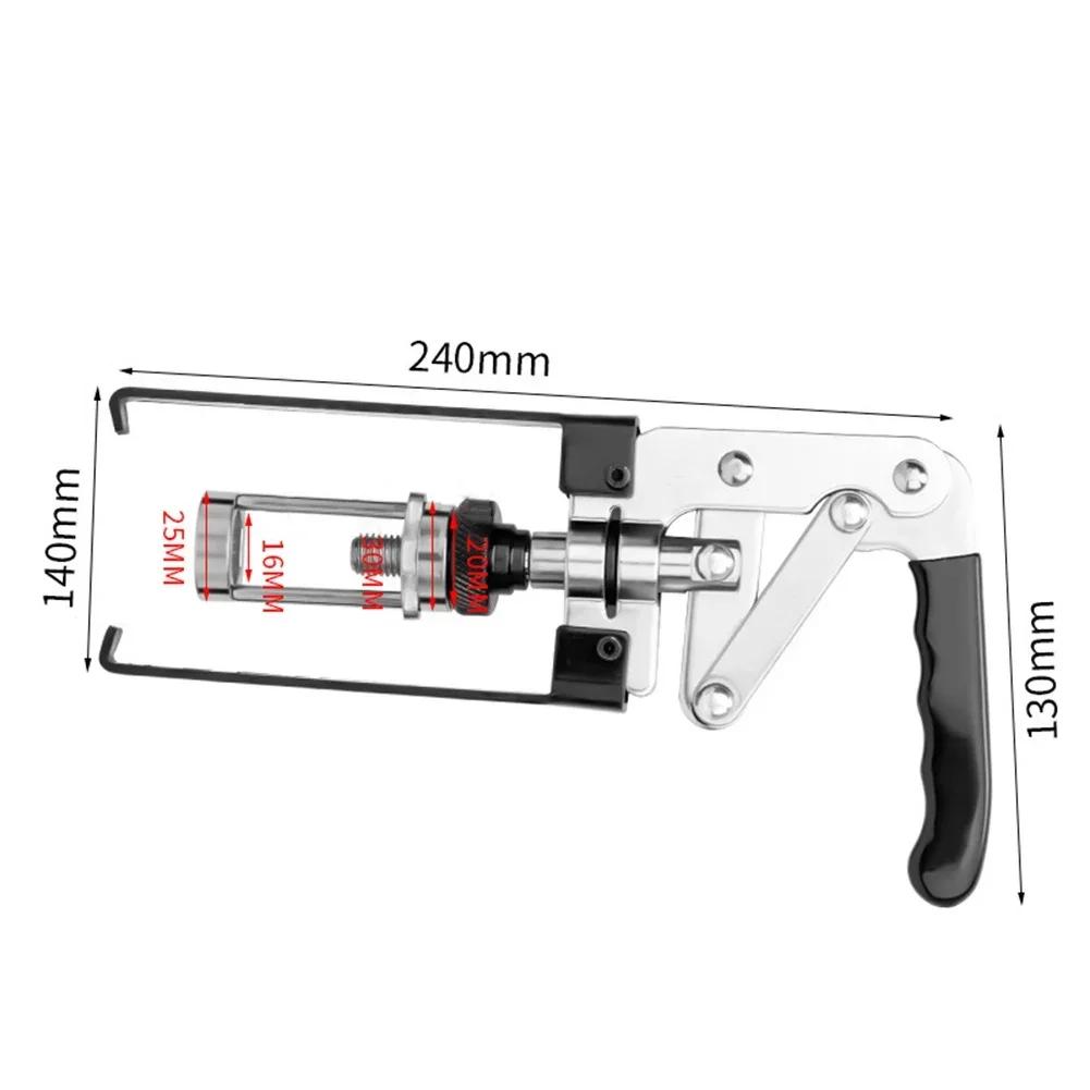 Valve Spring Removal Tool for Car Engines with Cam Action Lever Locking and Adjustable Reach to Fit Multiple Valve Spring Sizes