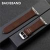 Leather Strap for Apple Watch Band 45mm 41mm 44mm 40mm 42mm 38mm 49mm Man Woman Bracelet for Iwatch 9 8 7 6 5 4 SE Ultra 2