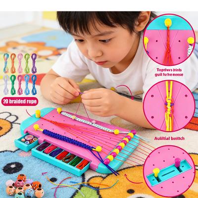 DIY Bracelet Maker Crafting Kit for Children & Students Elastic Bracelet Making Set Bracelet Holder