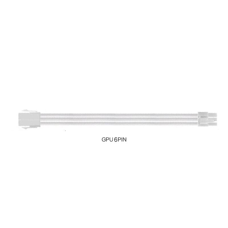 18AWG Power Supply PSU Sleeved Cable /24pin ATX /4+4pin EPS /2 X 6+2pin PCI-E PSU Extension Cable 30CM
