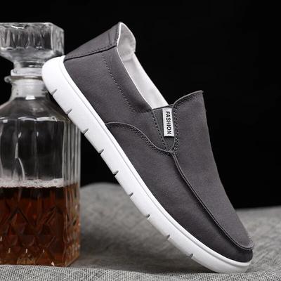 Weiche Herrenschuhe, modische flache Segeltuchschuhe, atmungsaktive Sommerplattform, vulkanisierte Herrenschuhe, Herbst-Slipper für Herren