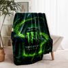 1pc Blanket - Monster Energy LOGO Print Design, Lightweight Blanket for Sofa, Bed- Soft &Warm, Gift for All Seasons