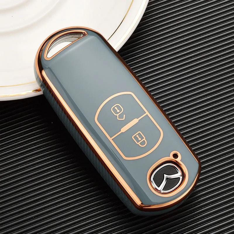 Mazda Key Case - Fits Mazda 3 Axela, CX5, Atenza, CX4, CX-8 - Full Car Key Protection for Women