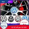New 4PCS 60mm Repack Wheel Center Cap Logo Hub Cover Badge For Volkswagen Polo Passat B5 B6 B7 T4 T5 MK4 MK5 MK6 Tiguan Jet