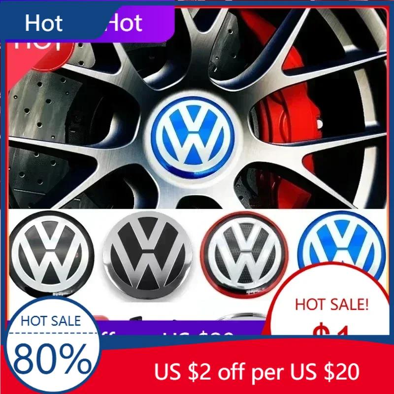 New 4PCS 60mm Repack Wheel Center Cap Logo Hub Cover Badge For Volkswagen Polo Passat B5 B6 B7 T4 T5 MK4 MK5 MK6 Tiguan Jet