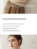 Women's Elegant 100% Pure Cashmere Half-High Collar Knitted Vest - Versatile, Fashionable Base Layer