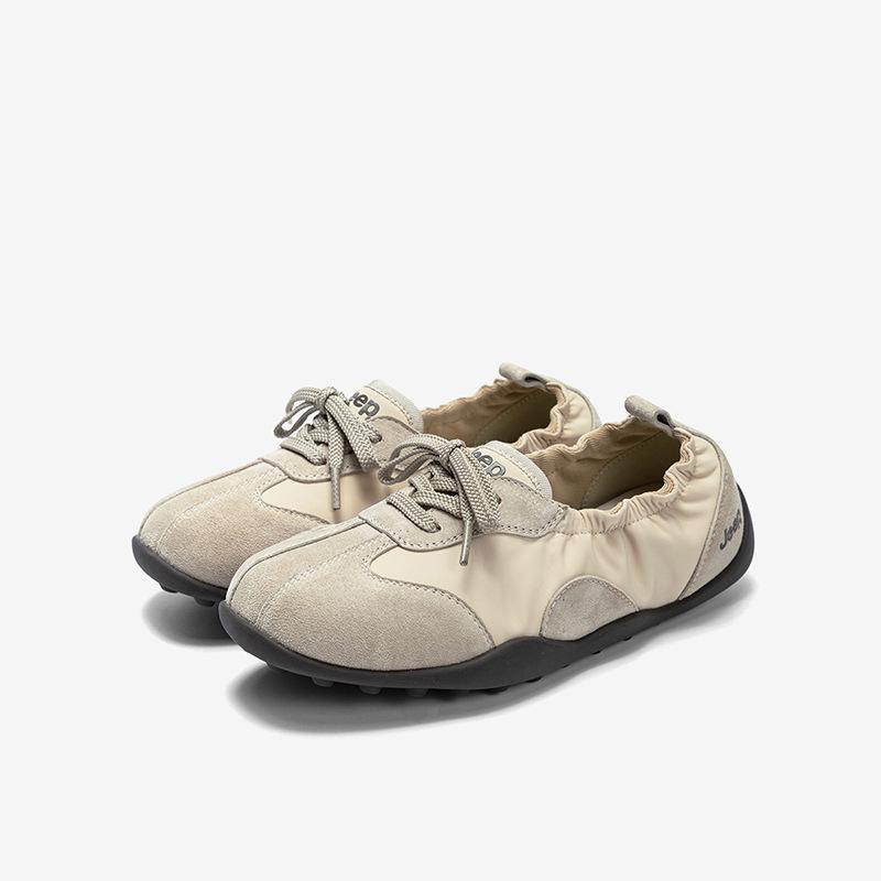 Dámské Retro Ležérní Baleríny Jeep - Letní 2025 Lehká Měkká Podrážka Univerzální Boty