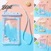 Waterproof Storage Pouch for Valuables Cute Phone with Floating Airbag And Lanyard Clear PVC Cellphone Dry Bag Swimming Beach Snorkeling Holder Pool,