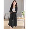 Thin [Lightweight Breathable Knitted Sweater] 26 Year Thin Air-conditioned Cardigan for Women, Paired with a Medium To Long Women's Jacket