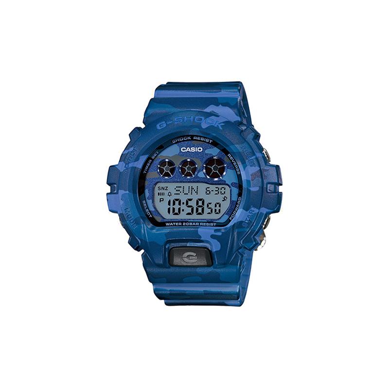 

Casio CASIOG-SHOCK 6900 Camouflage Series Multifunctional Alarm Clock Super LED Lighting Quartz Movement Resin Strap Japanese and Korean GMD-S6900CF-2 серый