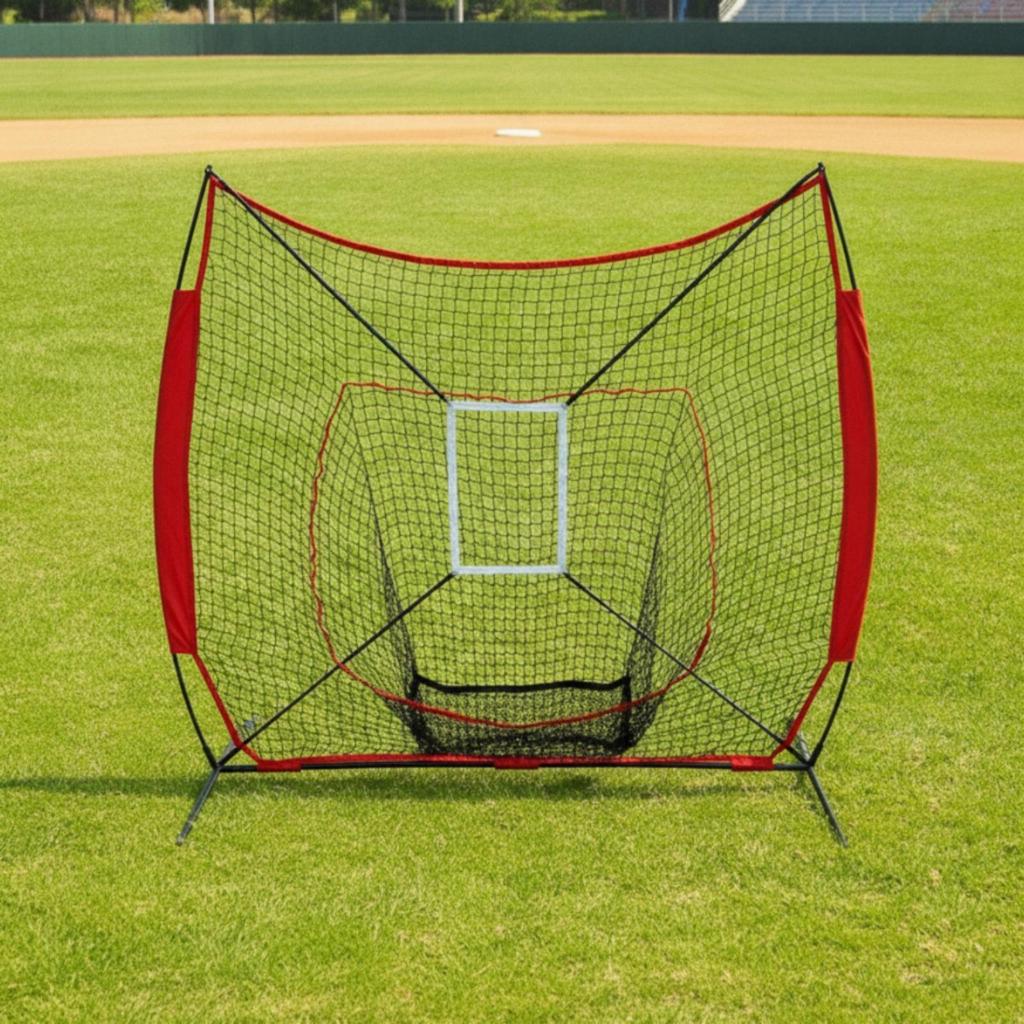 Practice Net with Target Freestanding Baseball Portable for Coaches