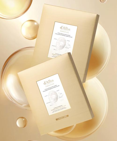 Signature Vita Capsule Anti-Aging Hydrogel Mask 8 Shapes 2 Boxes (8 Sheets)