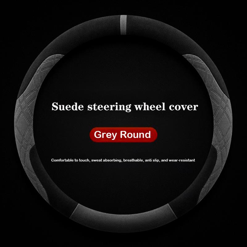 Suede Leather Car Steering Wheel Cover for Mercedes Benz S GLE GLE GLC E GLA 250e 300e 500e 600e 350e 450e 400e eSprinter AMG Mo00