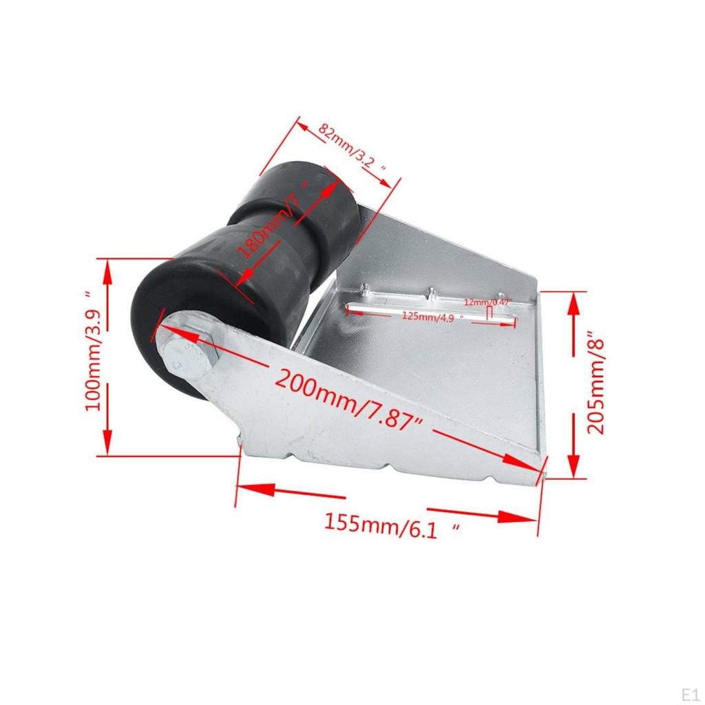 Inflatable Boat Roller Support Load Bearing Kayak Trailer Mount Easy to Install Marine