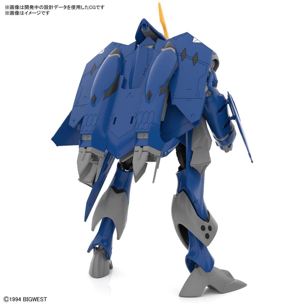 HG Macross Plus YF-21 1100 scale color-coded plastic model