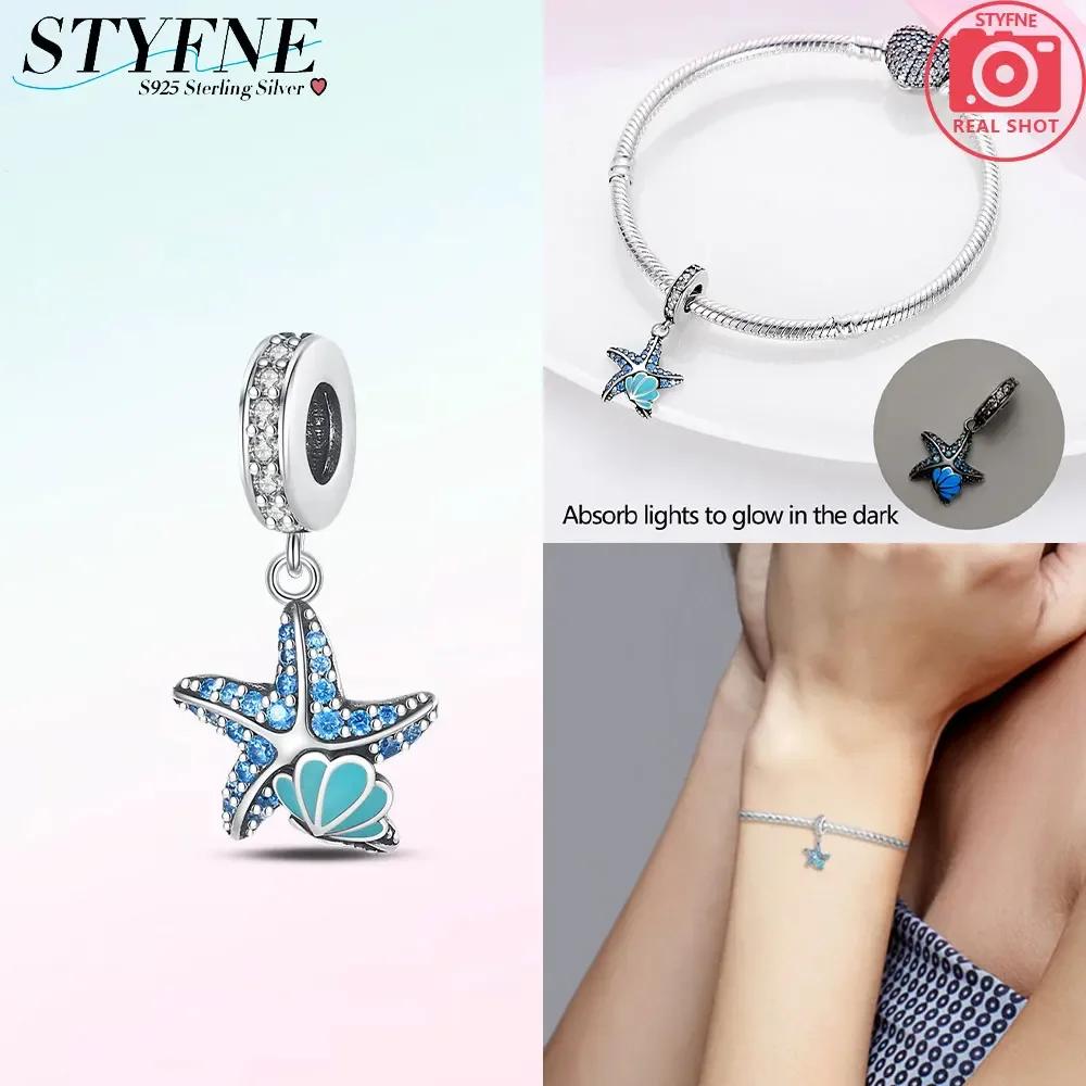 Original Copper Glass Sea Turtle Dangle Charm Fit Women'S Necklace Diy Bracelet Beads Jewelry Commemorative Gifts