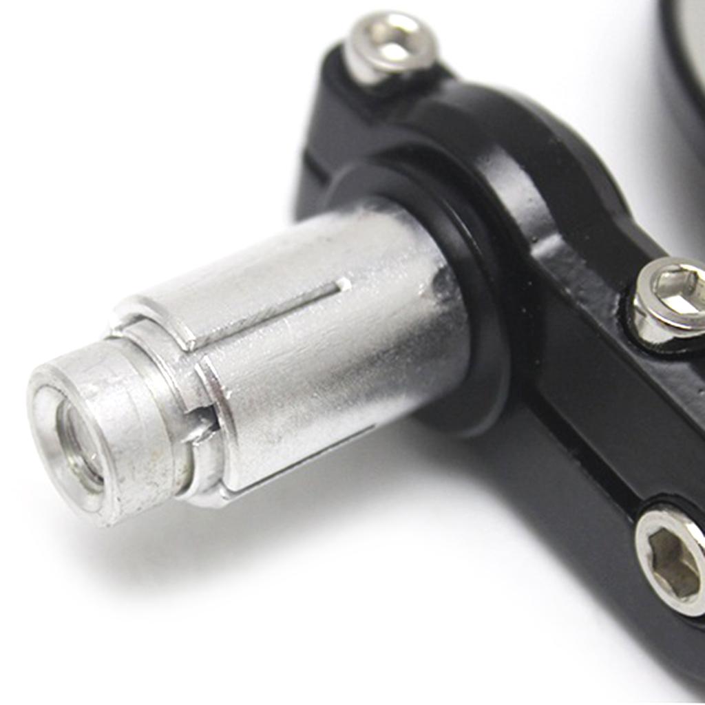 Motorcycle Handlebar Accessory Hand Rear View Side Mirrors 22mm 7/8" 1 Pair Universal