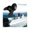 9.25 x 10 Aluminum Alloy Outboard Boat Propeller for Mercury 9.9-20HP 48-897752A11