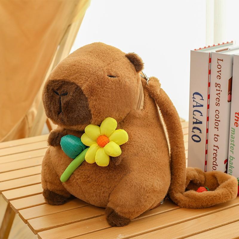 Капибара Кукла Плюшевый Рюкзак Студенты Детские Сумки Цельный Доставка