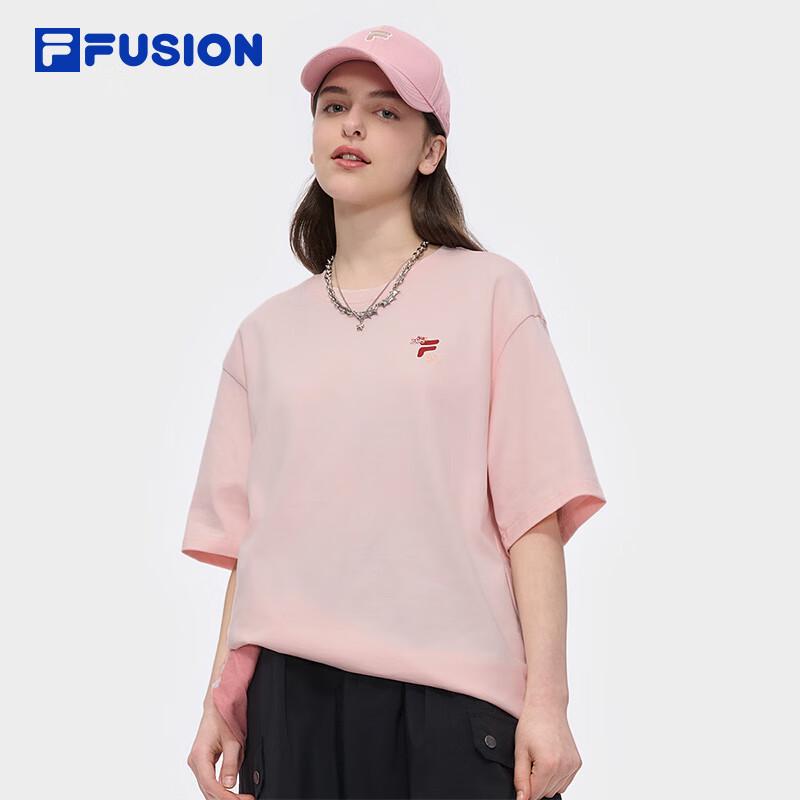 FILA FUSION Unisex Breathable Cool Touch Knit Short Sleeve T-Shirt S