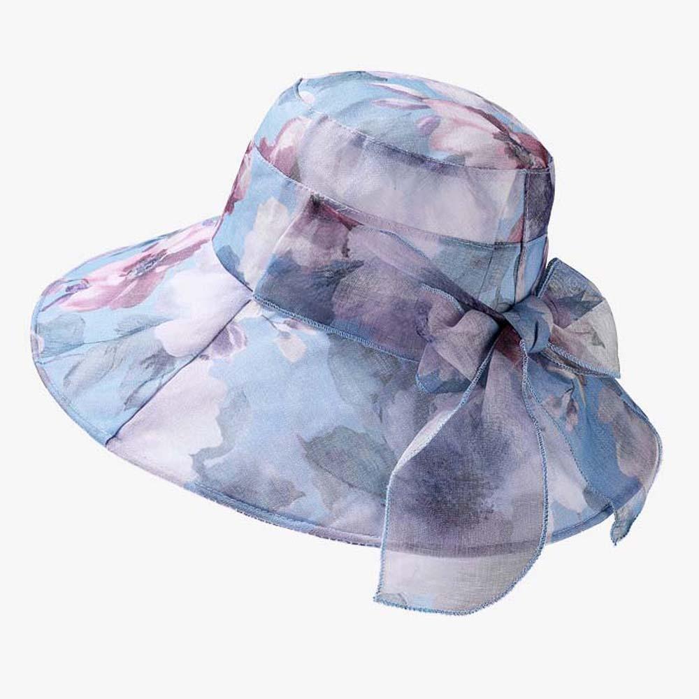 Windproof Rope Thin Bow Sunshade Cap Foldable Summer Basin Cap Sunscreen Basin Hat  Travel