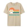 Pomeranian Dog Dad Vintage Retro Colorful Tshirt Men T Shirts Gifts Print Tshirts Casual Plus Size Tops Tee Graphic T Shirts