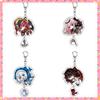Anime Nijisanji Plastic Keychain Cute Cartoon Keyring Bag Tag Cos Accessories Collections