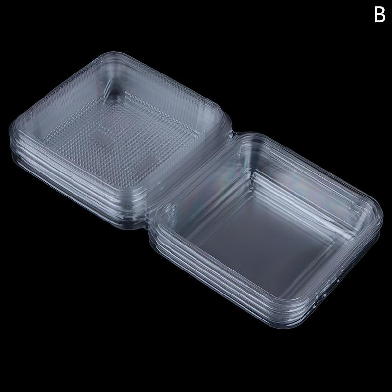 10Pcs Triangle Square Cheesecake Box Pie Holders Cake Boxes DIY Cupcake Slice Container For Bakery Party Wedding