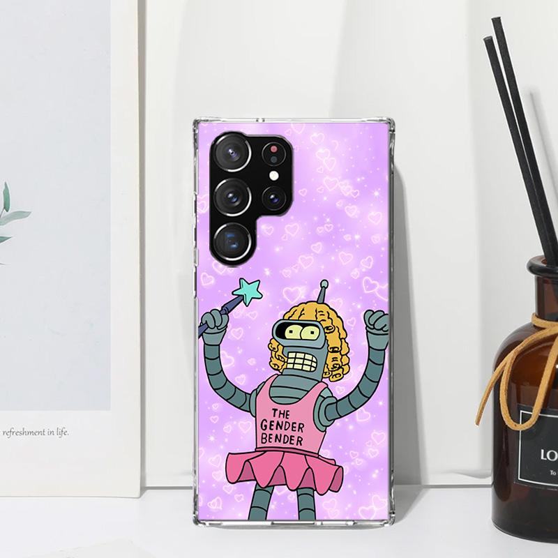 Cartoon F-Futuramas Phone Case For Samsung Galaxy S26 S25 Edge S24 FE S23 S22 Ultra S21 Plus S20 + Art Fundas Back Cover Galaxy