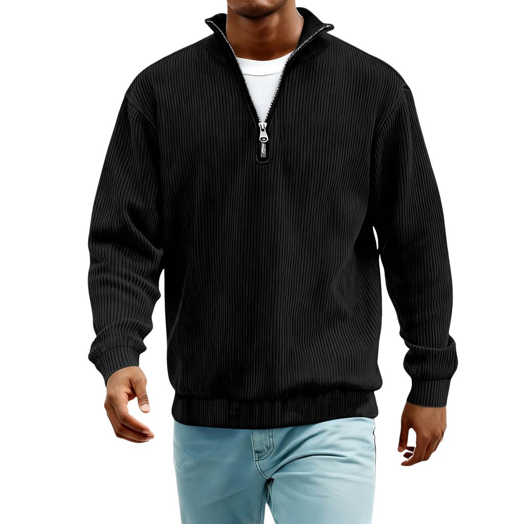 Herren 1/4-Zip Kapuzensweatshirt