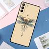Luxuslibellen-Hülle für Samsung Galaxy S24 Ultra S20 S21 S22 S23 S25 Ultra S9 S10 Plus S25 FE Rückabdeckung