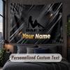 Custom Name Text Tapestry,DAF Decorative Wall Hanging, Background Tapestry For Home Bedroom