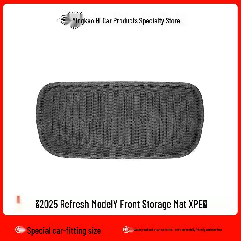 Eco-Friendly Waterproof XPE Car Floor Mats & Odorless Trunk Mat for Tesla Model 3/Y (L/R Drive)