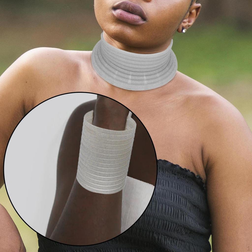 African Tribal Jewelry Set for Elegant Cosplay