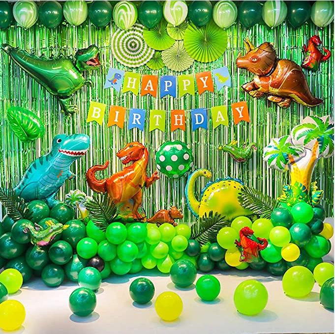 Jungle Forest Theme Sage Green Balloons Arch Garland Kit Kids Boys Birthday Party Decorations