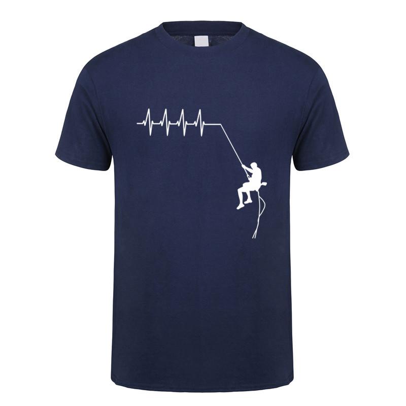 Funny Climbing T Shirt Mens Cotton Short Sleeve Climb Mountain Tshirt Climber Gift Top Tees