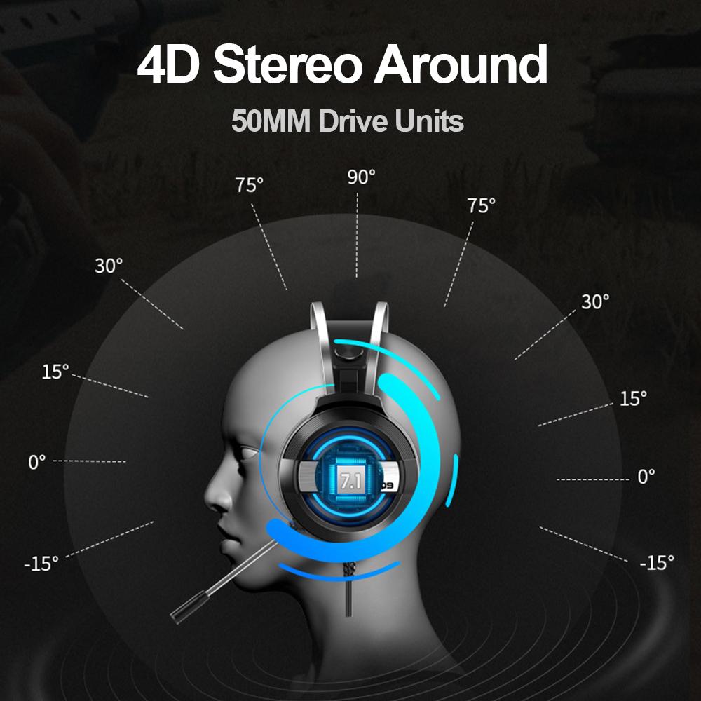 Buy Q9 Usb 71 Wired Gaming Headset Over 