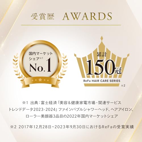 New Model   [official Store Only] Refa Curl Iron Pro 32mm Refa Curl Iron Pro32mm White Guidebook Included Curling Iron Shiny Shiny No Damage Present G