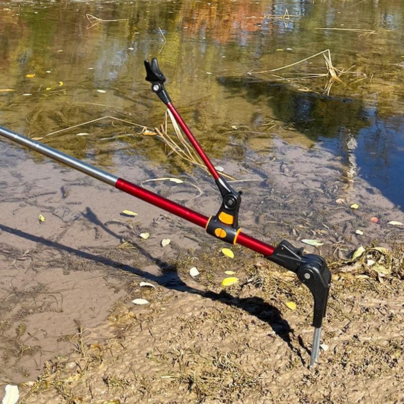 Heavy Type Stainless Steel Fishing Rod Ground Spikes Anchors for Secure Outdoor Angling Support In Lake River