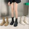 Super fire thick-soled Martin boots for's new British style short boots for's boots, tide-increasing medium boots for