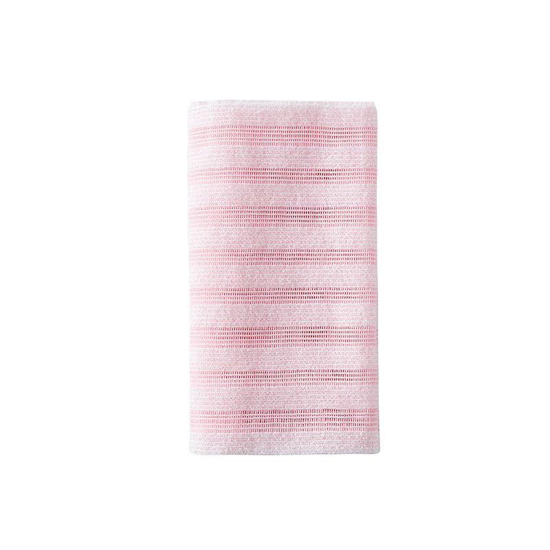 

Jacquard Stripe Baths Towel with Back Pulling Design Exfoliating Body Washcloth for Shower and Skin Cleansing Bathroom Supplies