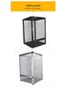 PAYI Aluminum Reptile Terrarium: Breathable & Disassemblable for Chameleons, Lizards, and Snakes