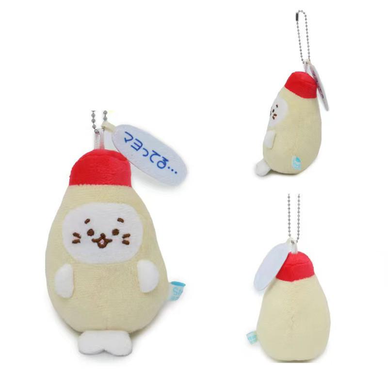 Adorable Cartoon Seal Keychain Soft Plush Toy With Versatile Hanging Accessories