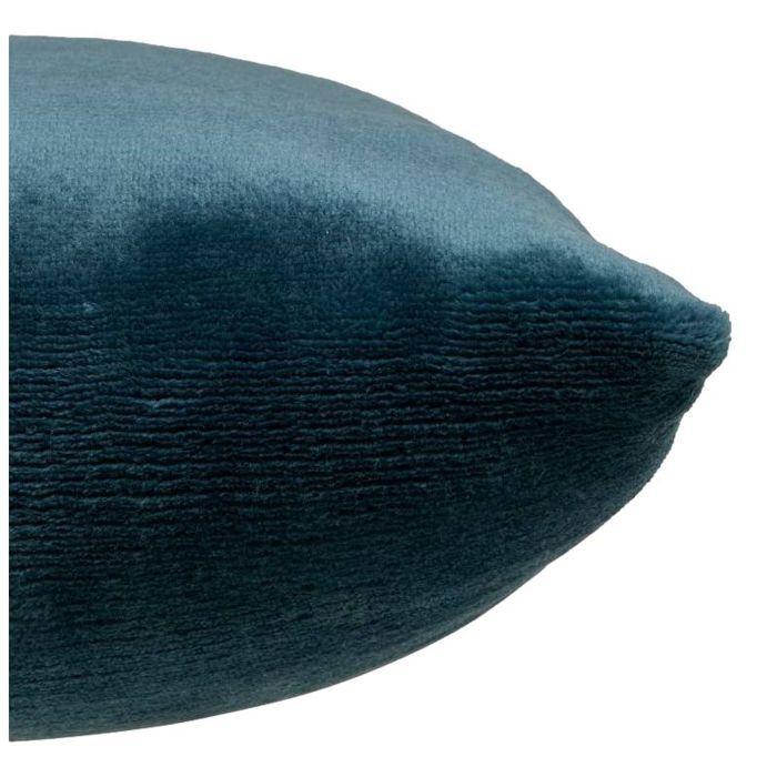 Coussin déhoussable en Flanelle 38 x 38 cm "Ollis" - Ollis Bleu Egéen -