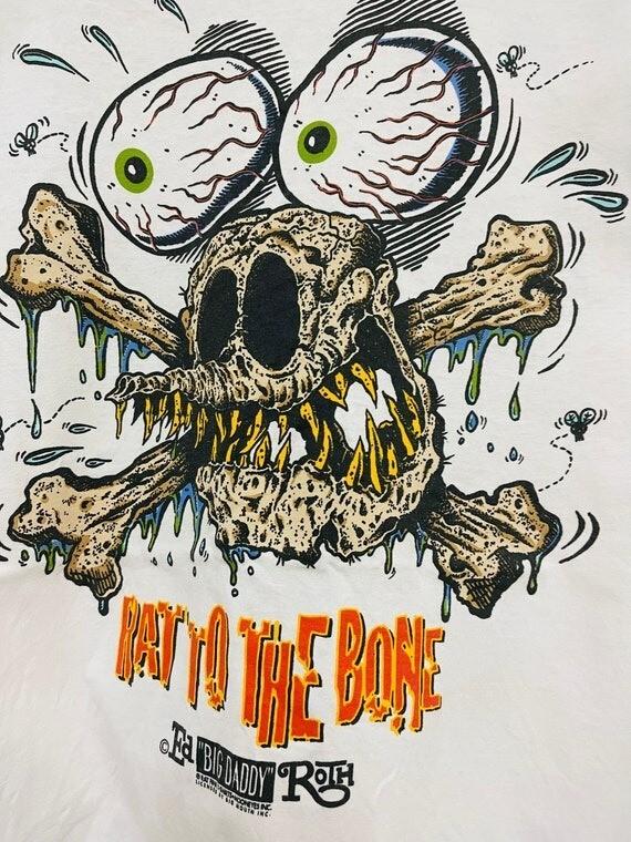 

Ed Roth Rat Fink White Short Sleeve Size S-4XL Shirt Unisex T-Shirt S