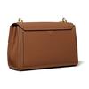 Michael Kors Lita Commuter Chain Flap Gold Buckle Leather Handbag Crossbody Medium Women handbags Brown 35T0GXPL2O-230