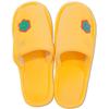 4-Piece Toilet Mat Set, Nordic Yellow, with Washing and Heated Lid, Slippers, and Paper Holder Cover, for Good Fortune, Oka Etoff Floral Design, Feng
